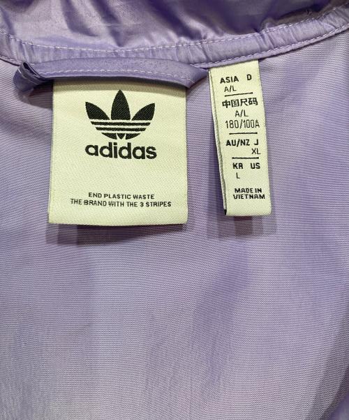 adidas（アディダス）adidas (アディダス) ウインドブレーカー パープル サイズ:XLの古着・服飾アイテム