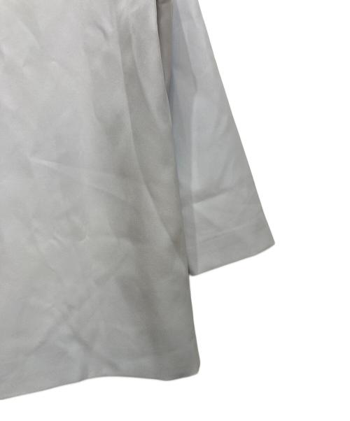 LA POMME（ラポミ）LA POMME (ラポミ) Ribbon Attacthed  Jacket ブルー サイズ:M 未使用品の古着・服飾アイテム