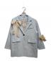 LA POMME（ラポミ）の古着「Ribbon Attacthed  Jacket」｜ブルー