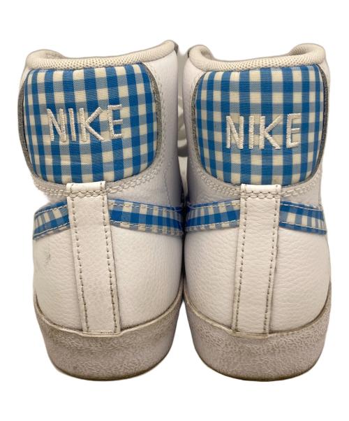 NIKE（ナイキ）NIKE (ナイキ) ハイカットスニーカー ブルー×ホワイト サイズ:24.5cmの古着・服飾アイテム