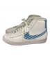 NIKE (ナイキ) ハイカットスニーカー ブルー×ホワイト サイズ:24.5cm：5000円