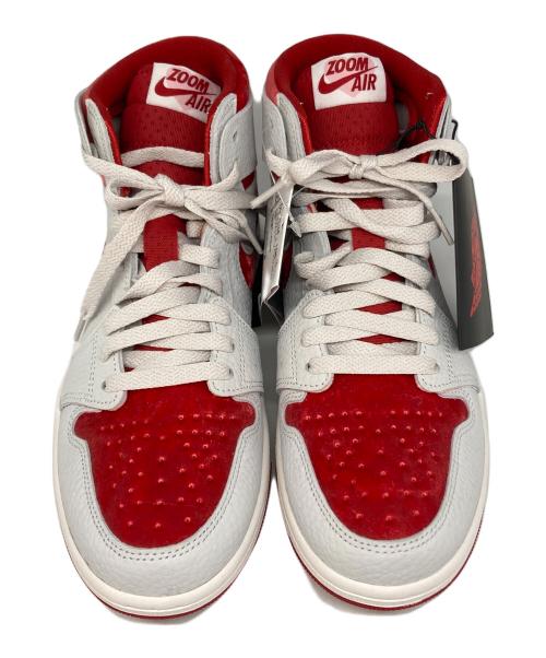 NIKE（ナイキ）NIKE (ナイキ) WMNS AIR JORDAN 1 ZOOM AIR CMFT 2 SP グレー×レッド サイズ:25cm 未使用品の古着・服飾アイテム