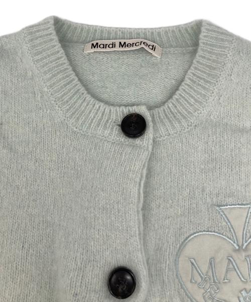 Mardi Mercredi（マルディメクルディ）MARDI MERCREDI (マルディメクルディ) ラウンドネックカーディガン グリーン サイズ:1の古着・服飾アイテム