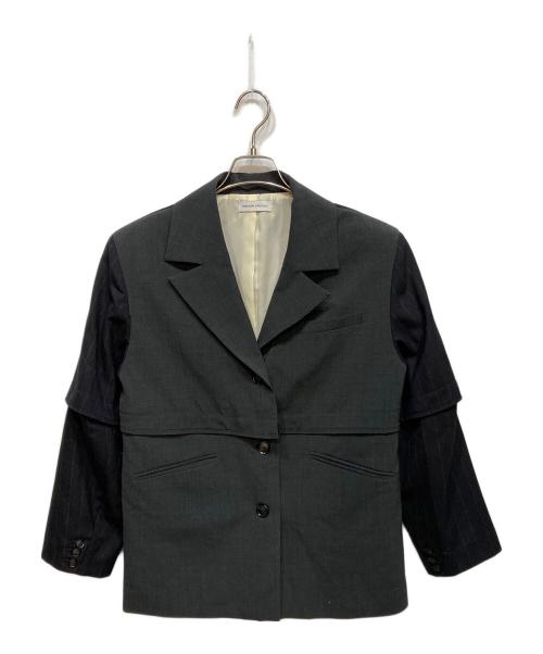 MAISON SPECIAL（メゾンスペシャル）MAISON SPECIAL (メゾンスペシャル) マルチカットジャケット グレー サイズ:36の古着・服飾アイテム