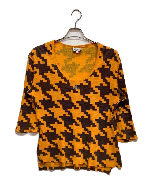 Vivienne Westwood man（ヴィヴィアン ウェストウッド マン）Vivienne Westwood man (ヴィヴィアン ウェストウッド マン) カットソー オレンジ サイズ:44の古着・服飾アイテム