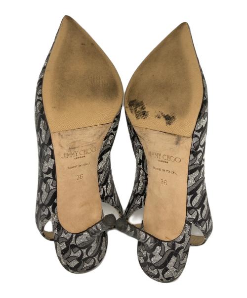 JIMMY CHOO（ジミーチュウ）JIMMY CHOO (ジミーチュウ) LOVE85 グレー サイズ:36の古着・服飾アイテム