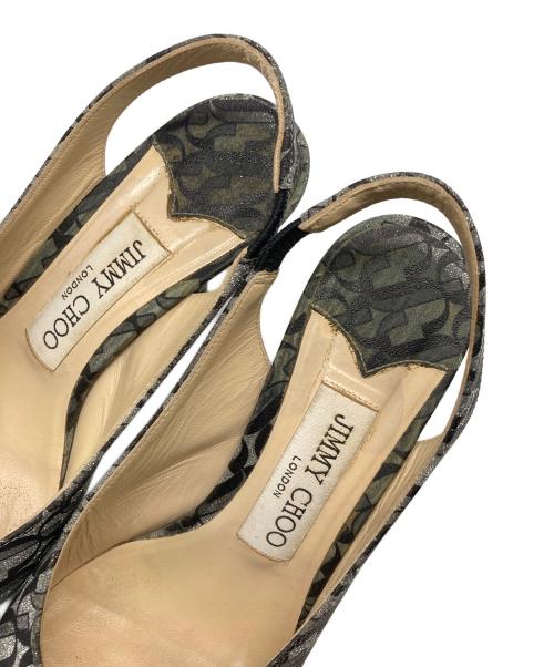 JIMMY CHOO（ジミーチュウ）JIMMY CHOO (ジミーチュウ) LOVE85 グレー サイズ:36の古着・服飾アイテム