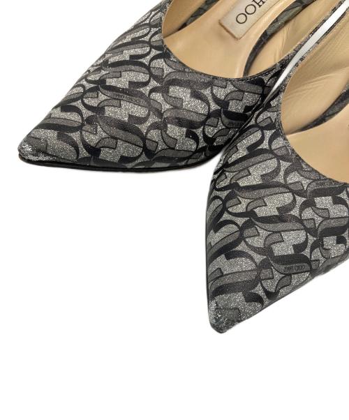 JIMMY CHOO（ジミーチュウ）JIMMY CHOO (ジミーチュウ) LOVE85 グレー サイズ:36の古着・服飾アイテム