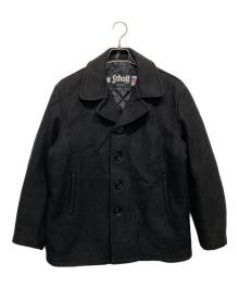 Schott（ショット）の古着「シングル Pコート」｜ブラック