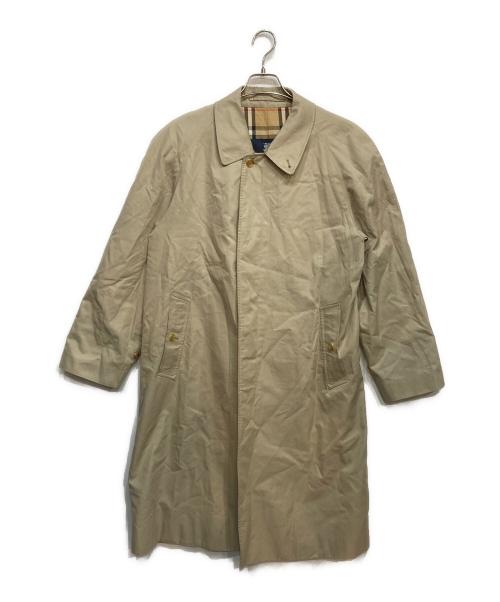 BURBERRY LONDON（バーバリーロンドン）BURBERRY LONDON (バーバリーロンドン) 裏ノバチェック ステンカラーコート ベージュ サイズ:48の古着・服飾アイテム