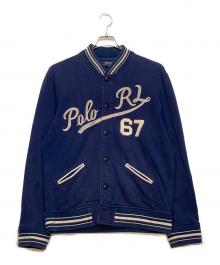 POLO RALPH LAUREN（ポロ・ラルフローレン）の古着「ベースボールジャケット」｜ネイビー