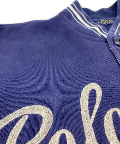 POLO RALPH LAUREN（ポロ・ラルフローレン）POLO RALPH LAUREN (ポロ・ラルフローレン) ベースボールジャケット ネイビー サイズ:Lの古着・服飾アイテム