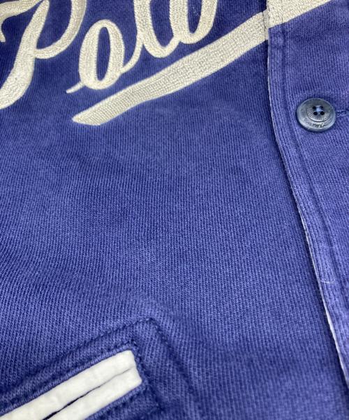 POLO RALPH LAUREN（ポロ・ラルフローレン）POLO RALPH LAUREN (ポロ・ラルフローレン) ベースボールジャケット ネイビー サイズ:Lの古着・服飾アイテム