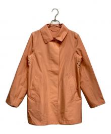 MACKINTOSH LONDON（マッキントッシュ ロンドン）の古着「ボンディング ステンカラー コート」｜オレンジ