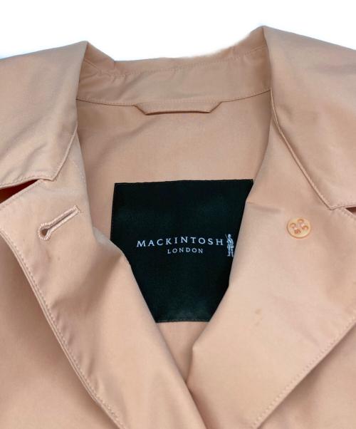 MACKINTOSH LONDON（マッキントッシュ ロンドン）MACKINTOSH LONDON (マッキントッシュ ロンドン) ボンディング ステンカラー コート オレンジ サイズ:38の古着・服飾アイテム