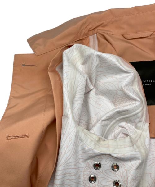 MACKINTOSH LONDON（マッキントッシュ ロンドン）MACKINTOSH LONDON (マッキントッシュ ロンドン) ボンディング ステンカラー コート オレンジ サイズ:38の古着・服飾アイテム