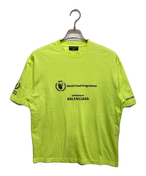 BALENCIAGA（バレンシアガ）BALENCIAGA (バレンシアガ) WFP (ダブルューエフピー) ロゴプリントTシャツ イエロー サイズ:ＸＳの古着・服飾アイテム