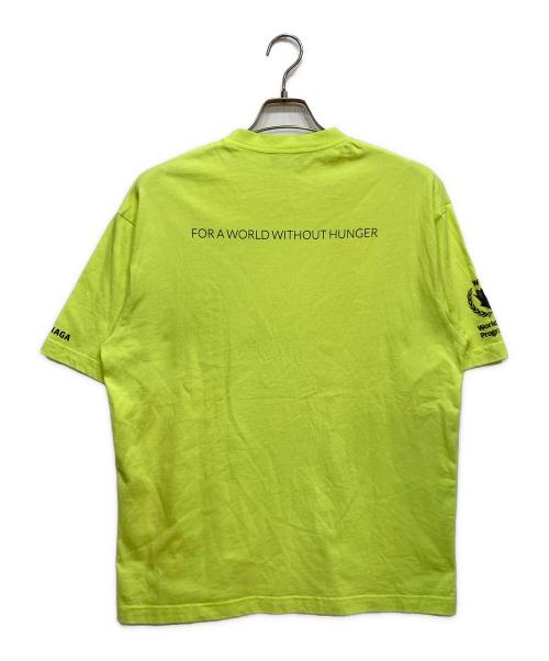 BALENCIAGA（バレンシアガ）BALENCIAGA (バレンシアガ) WFP (ダブルューエフピー) ロゴプリントTシャツ イエロー サイズ:ＸＳの古着・服飾アイテム