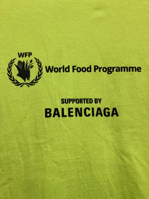 BALENCIAGA（バレンシアガ）BALENCIAGA (バレンシアガ) WFP (ダブルューエフピー) ロゴプリントTシャツ イエロー サイズ:ＸＳの古着・服飾アイテム