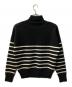 AMI Alexandre Mattiussi (アミアレクサンドルマテュッシ) ハートロゴタートルネックニット ブラック×ホワイト サイズ:XS：17000円