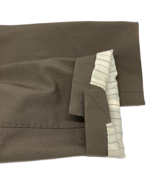 Spick and Span（スピック＆スパン）Spick and Span (スピック＆スパン) プレーンウィーブ ダブルブレスト ジャケット ブラウン サイズ:36の古着・服飾アイテム