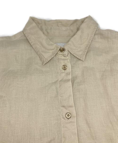 Spick and Span（スピック＆スパン）Spick and Span (スピック＆スパン) 80 リネン カシュ クール ビッグ シャツ アイボリー サイズ:表記無しの古着・服飾アイテム
