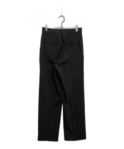Whim Gazette（ウィムガゼット）Whim Gazette (ウィムガゼット) 平織り ストレッチ パンツ ブラック サイズ:36の古着・服飾アイテム