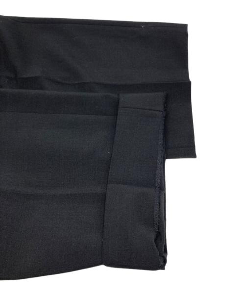 Whim Gazette（ウィムガゼット）Whim Gazette (ウィムガゼット) 平織り ストレッチ パンツ ブラック サイズ:36の古着・服飾アイテム