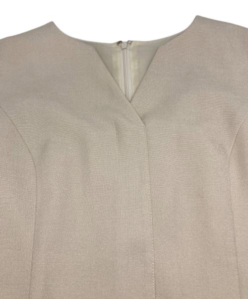 ANAYI（アナイ）ANAYI (アナイ) ノースリーブ ワンピース ベージュ サイズ:36の古着・服飾アイテム