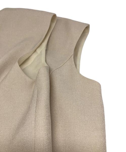 ANAYI（アナイ）ANAYI (アナイ) ノースリーブ ワンピース ベージュ サイズ:36の古着・服飾アイテム