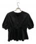 theory luxe (セオリーリュクス) ペプラムカットソー ブラック サイズ:38：5000円