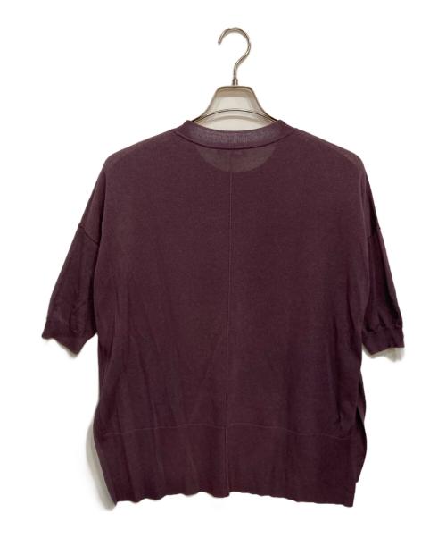 theory luxe（セオリーリュクス）theory luxe (セオリーリュクス) サマー ニット ブラウン サイズ:38の古着・服飾アイテム
