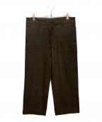 YOKEヨーク）の古着「Wide Pajama Pants」｜ブラウン