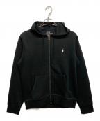 POLO RALPH LAURENポロ・ラルフローレン）の古着「ジップパーカー」｜ブラック
