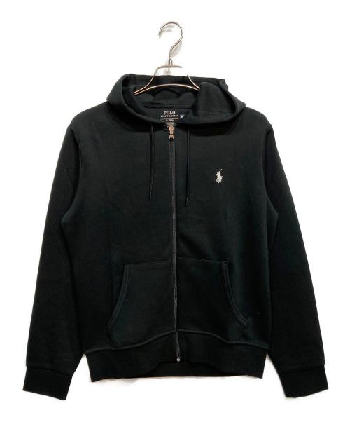 POLO RALPH LAUREN（ポロ・ラルフローレン）POLO RALPH LAUREN (ポロ・ラルフローレン) ジップパーカー ブラック サイズ:Mの古着・服飾アイテム