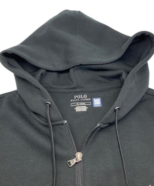 POLO RALPH LAUREN（ポロ・ラルフローレン）POLO RALPH LAUREN (ポロ・ラルフローレン) ジップパーカー ブラック サイズ:Mの古着・服飾アイテム