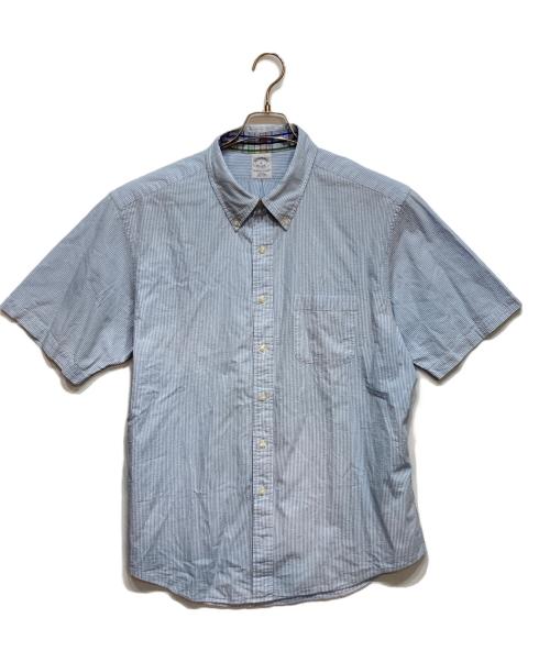 BROOKS BROTHERS（ブルックスブラザーズ）BROOKS BROTHERS (ブルックスブラザーズ) シアサッカー半袖シャツ ブルー サイズ:XLの古着・服飾アイテム