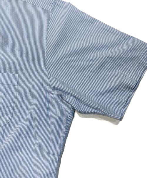 BROOKS BROTHERS（ブルックスブラザーズ）BROOKS BROTHERS (ブルックスブラザーズ) シアサッカー半袖シャツ ブルー サイズ:XLの古着・服飾アイテム