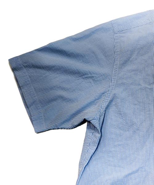 BROOKS BROTHERS（ブルックスブラザーズ）BROOKS BROTHERS (ブルックスブラザーズ) シアサッカー半袖シャツ ブルー サイズ:XLの古着・服飾アイテム