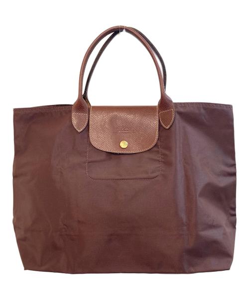 LONGCHAMP（ロンシャン）LONGCHAMP (ロンシャン) ナイロンバッグ ブラウンの古着・服飾アイテム