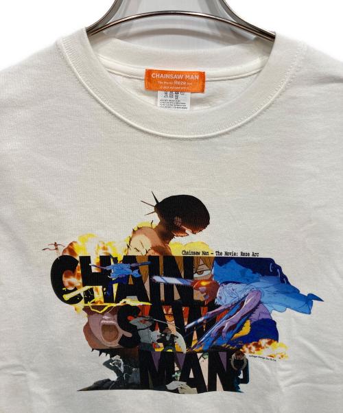 チェンソーマン（チェンソーマン）チェンソーマン (チェンソーマン) アニメTシャツ ホワイト サイズ:Lの古着・服飾アイテム
