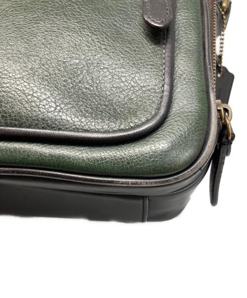 COACH（コーチ）COACH (コーチ) Essex Leather Flight Case グリーンの古着・服飾アイテム