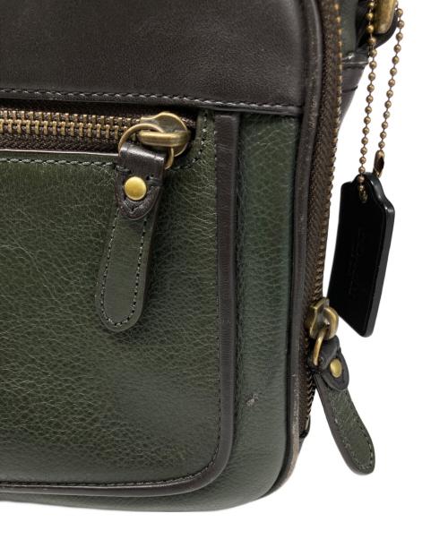 COACH（コーチ）COACH (コーチ) Essex Leather Flight Case グリーンの古着・服飾アイテム
