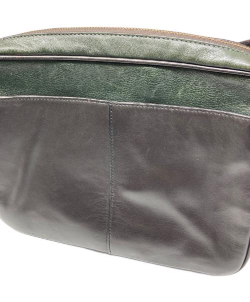 COACH（コーチ）COACH (コーチ) Essex Leather Flight Case グリーンの古着・服飾アイテム