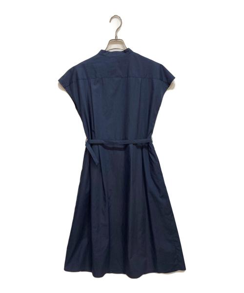 NEWYORKER（ニューヨーカー）NEWYORKER (ニューヨーカー) ノースリーブワンピース ネイビー サイズ:9AR 未使用品の古着・服飾アイテム