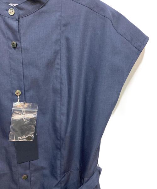NEWYORKER（ニューヨーカー）NEWYORKER (ニューヨーカー) ノースリーブワンピース ネイビー サイズ:9AR 未使用品の古着・服飾アイテム