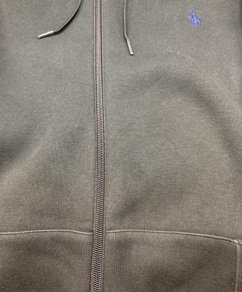 POLO RALPH LAUREN（ポロ・ラルフローレン）POLO RALPH LAUREN (ポロ・ラルフローレン) ジップパーカー ブラック サイズ:Lの古着・服飾アイテム