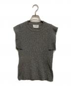 CLANEクラネ）の古着「SQUARE SLEEVE KNIT TOPS」｜グレー