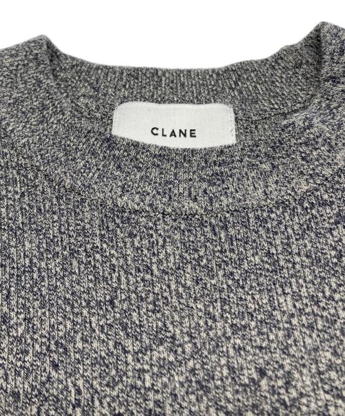 CLANE（クラネ）CLANE (クラネ) SQUARE SLEEVE KNIT TOPS グレー サイズ:1の古着・服飾アイテム