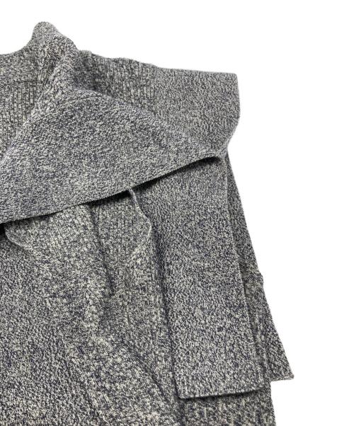 CLANE（クラネ）CLANE (クラネ) SQUARE SLEEVE KNIT TOPS グレー サイズ:1の古着・服飾アイテム